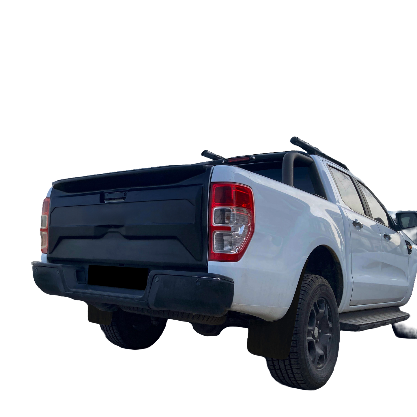 Heckklappenabdeckung passend für FORD Ranger T6-T7-T8 2012-2022 Matt Schwarz
