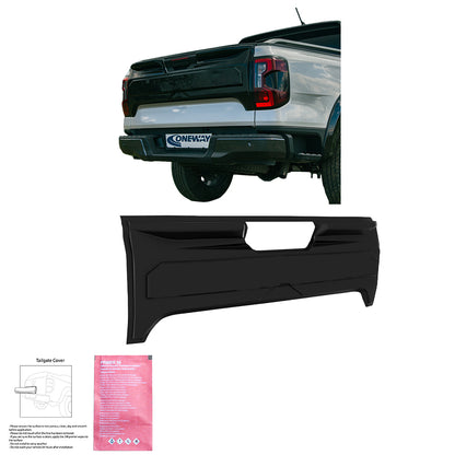 Heckklappenabdeckung passend für FORD Ranger T9 2023+ Matt Schwarz