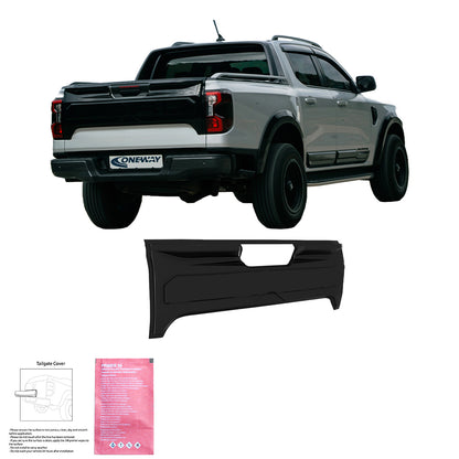 Heckklappenabdeckung passend für FORD Ranger T9 2023+ Matt Schwarz