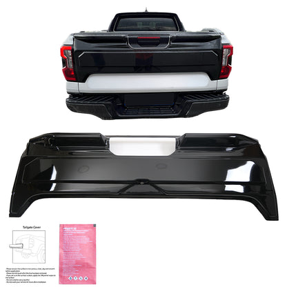 TC07.017-G - Heckklappenabdeckung passend für Ford Ranger T9 2023+ (Hochglanz Schwarz)