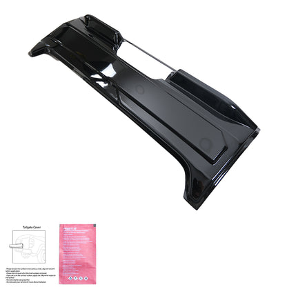 TC07.017-G - Heckklappenabdeckung passend für Ford Ranger T9 2023+ (Hochglanz Schwarz)