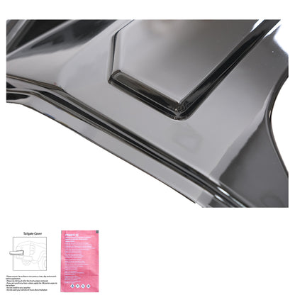 TC07.017-G - Heckklappenabdeckung passend für Ford Ranger T9 2023+ (Hochglanz Schwarz)