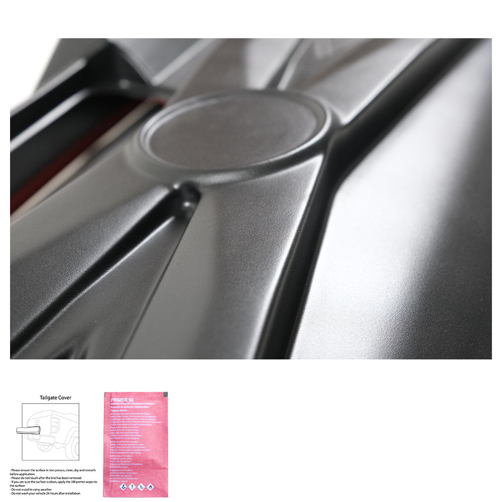 Heckklappenabdeckung passend für MERCEDES X-Klasse W470 2017+ Matt Schwarz