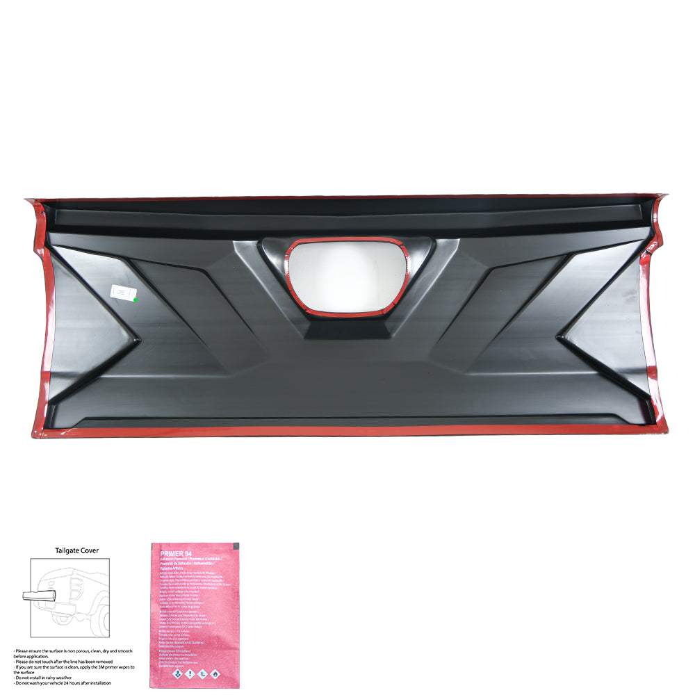 Heckklappenabdeckung passend für MITSUBISHI L200 Triton Serie 4 2010-2014 Matt Schwarz