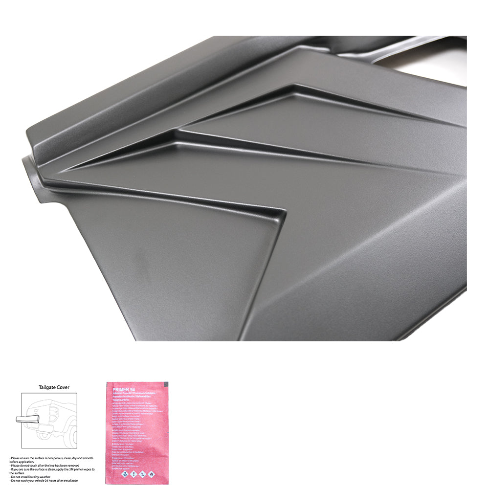 Heckklappenabdeckung passend für MITSUBISHI L200 Triton Serie 4 2010-2014 Matt Schwarz