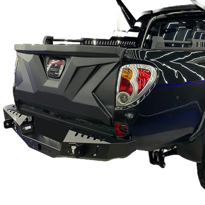 Heckklappenabdeckung passend für MITSUBISHI L200 Triton Serie 4 2010-2014 Matt Schwarz