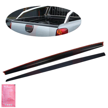 Heckklappenabdeckung passend für MITSUBISHI L200 Triton Serie 4 2007-2014 Matt Schwarz