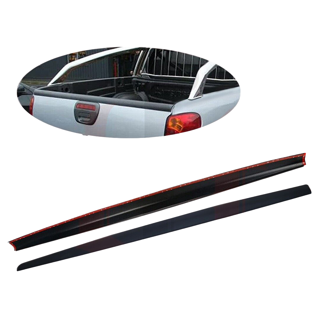 Heckklappenabdeckung passend für MITSUBISHI L200 Triton Serie 4 2007-2014 Matt Schwarz