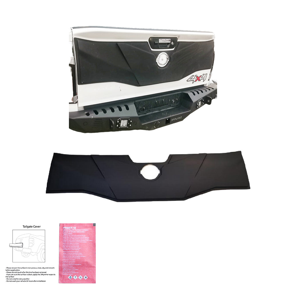 Heckklappenabdeckung passend für NISSAN Navara NP300 (D23) 2014-2021 V2 Matt Schwarz