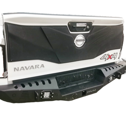 Heckklappenabdeckung passend für NISSAN Navara NP300 (D23) 2014-2021 V2 Matt Schwarz