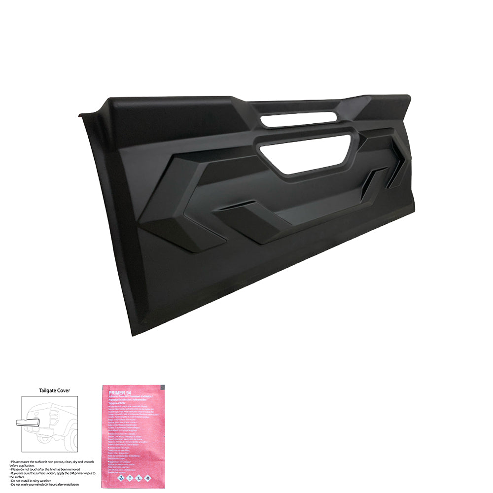Heckklappenabdeckung passend für TOYOTA Hilux 8. Generation 2015-2020 Matt Schwarz