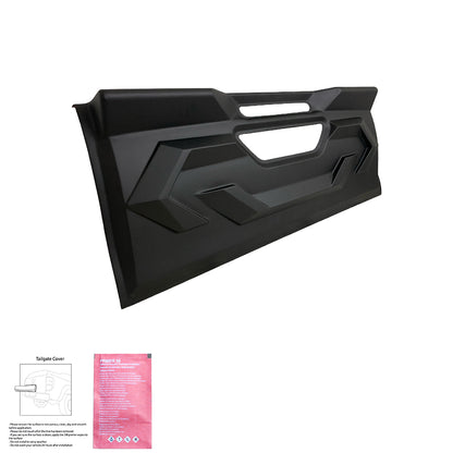 Heckklappenabdeckung passend für TOYOTA Hilux 8. Generation 2015-2020 Matt Schwarz