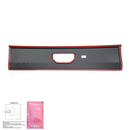 Heckklappenabdeckung passend für VW Transporter T6-T6.1 2015-2021 Matt Schwarz