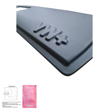 Heckklappenabdeckung passend für VW Transporter T6-T6.1 2015-2021 Matt Schwarz