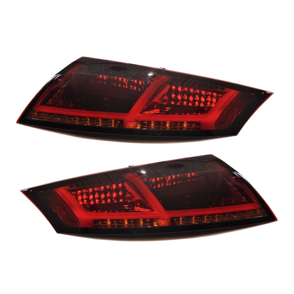 Heckleuchten Dynamisch LED Rot Smoke passend für AUDI TT (8J) Coupe Roadster 2007-2013