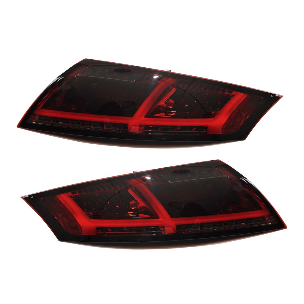 Heckleuchten Dynamisch LED Rot Smoke passend für AUDI TT (8J) Coupe Roadster 2007-2013