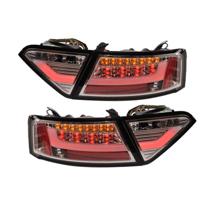 Heckleuchten LED Chrome passend für AUDI A5 (8T) Coupe, Cabrio, Sportback Vor-Facelift 2007-2009