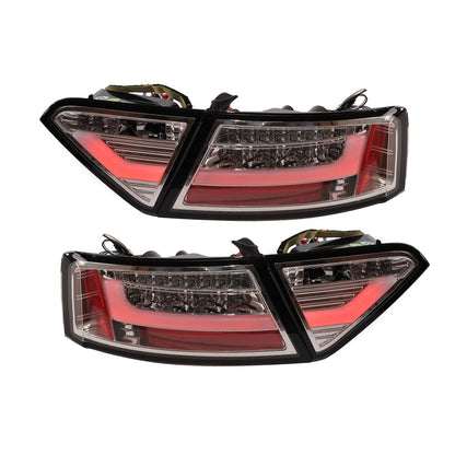 Heckleuchten LED Chrome passend für AUDI A5 (8T) Coupe, Cabrio, Sportback Vor-Facelift 2007-2009