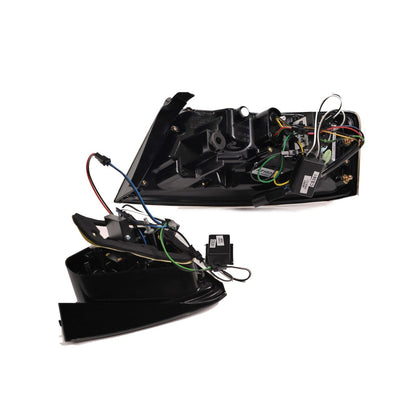 Heckleuchten LED Chrome passend für AUDI A5 (8T) Coupe, Cabrio, Sportback Vor-Facelift 2007-2009