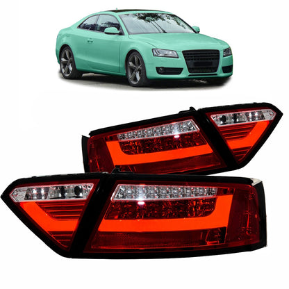 LED Rot Klar Rücklichter passend für Audi A5 (8T) 2007-2009