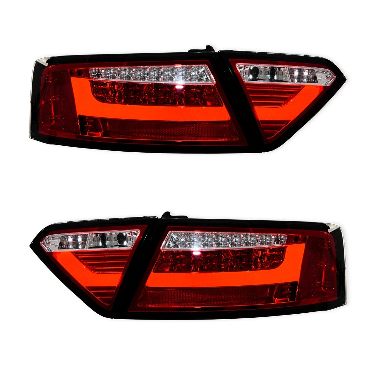 LED Rot Klar Rücklichter passend für Audi A5 (8T) 2007-2009