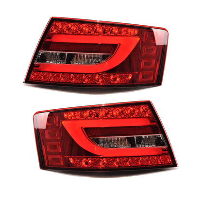LED Rücklichter Rot Klar passend für Audi A6 C6 (4F) Limousine 2004-2008