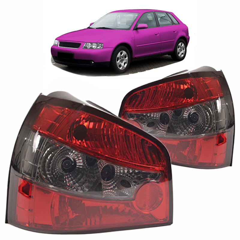 Heckleuchten Kristall Rot Smoke passend für AUDI A3 (8L) 1996-2000