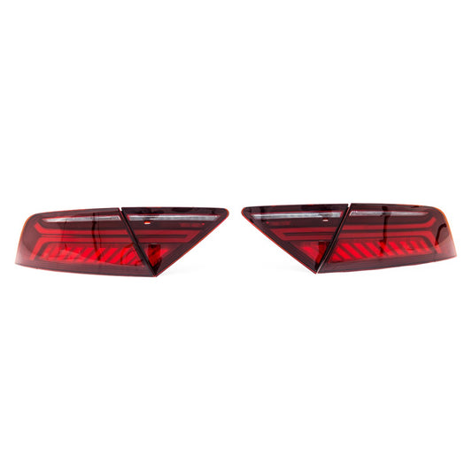 Voll-LED Rücklichter Dunkelrot passend für Audi A7 C7 4G 2010-2014