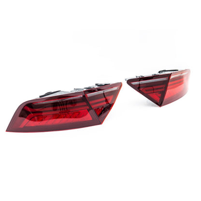 Voll-LED Rücklichter Dunkelrot passend für Audi A7 C7 4G 2010-2014