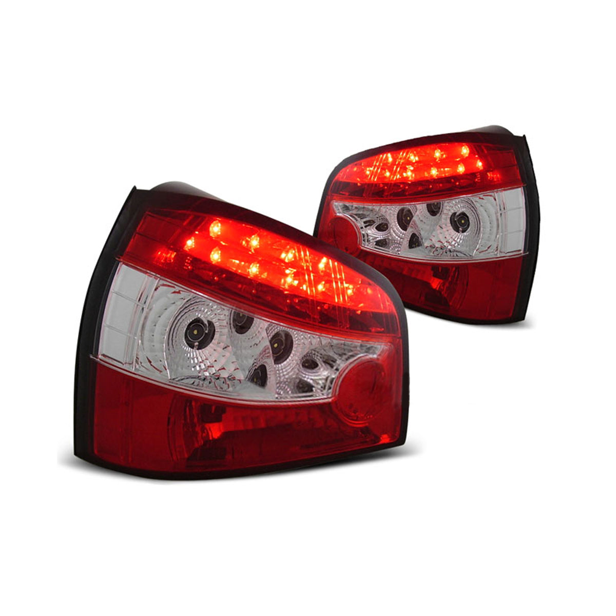 LED RÜCKLICHTER ROT WEISS passend für Audi A3 09.96-08.00