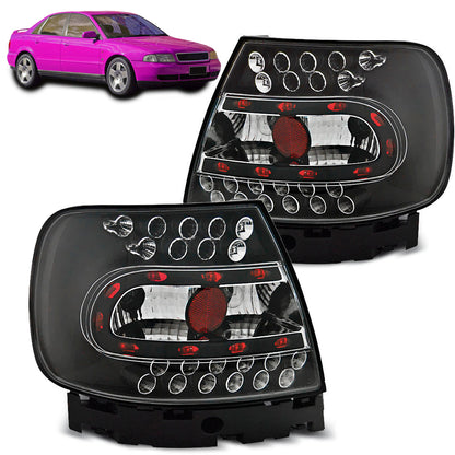 LED Rücklichter Schwarz passend für Audi A4 B5 11.94-10.00