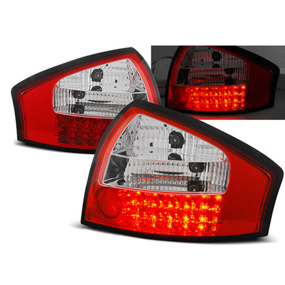 LED Rücklichter Rot Weiß passend für Audi A6 05.97-05.04