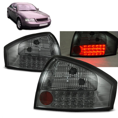 LED Rücklichter Rauch passend für Audi A6 05.97-05.04