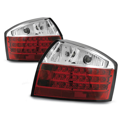 LED Rücklichter Rot Weiß passend für Audi A4 10.00-10.04