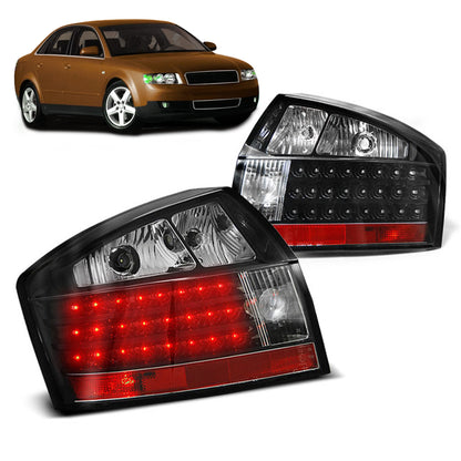 LED Rücklichter Schwarz passend für Audi A4 10.00-10.04