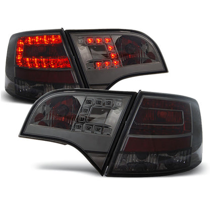 LED Rücklichter Rauch passend für Audi A4 B7 11.04-03.08 Avant