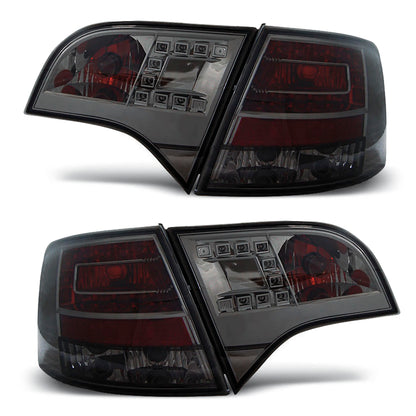 LED Rücklichter Rauch passend für Audi A4 B7 11.04-03.08 Avant
