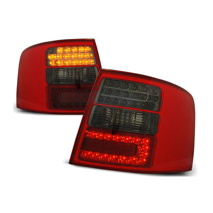 LED Rücklichter Rot Rauch passend für Audi A6 05.97-05.04 Avant
