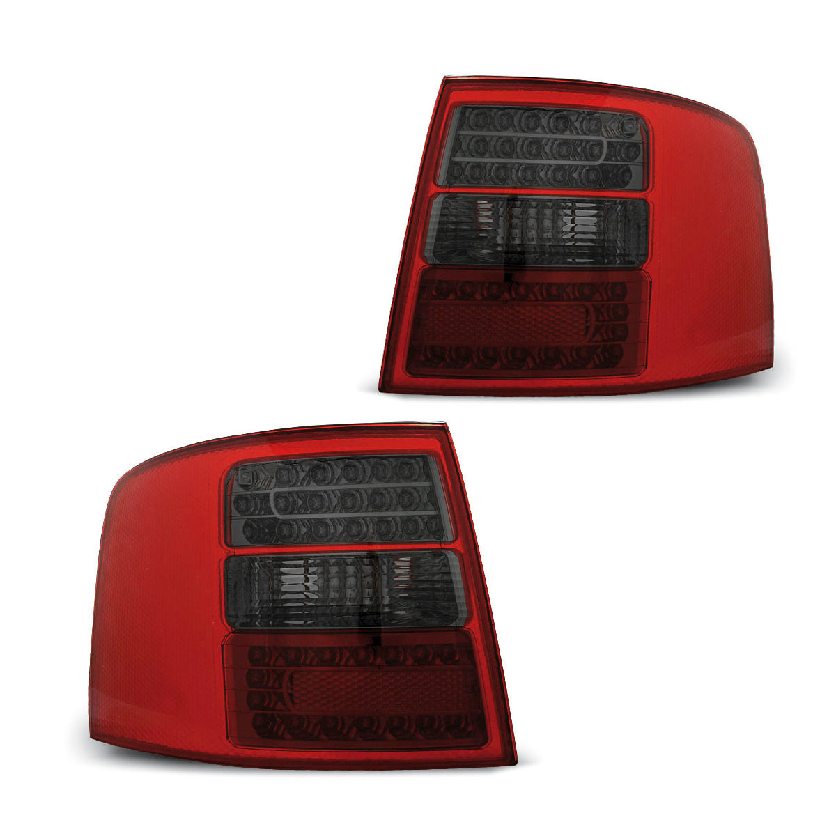 LED Rücklichter Rot Rauch passend für Audi A6 05.97-05.04 Avant