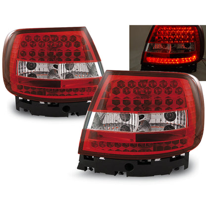 LED Rücklichter Rot Weiß passend für Audi A4 11.94-09.00