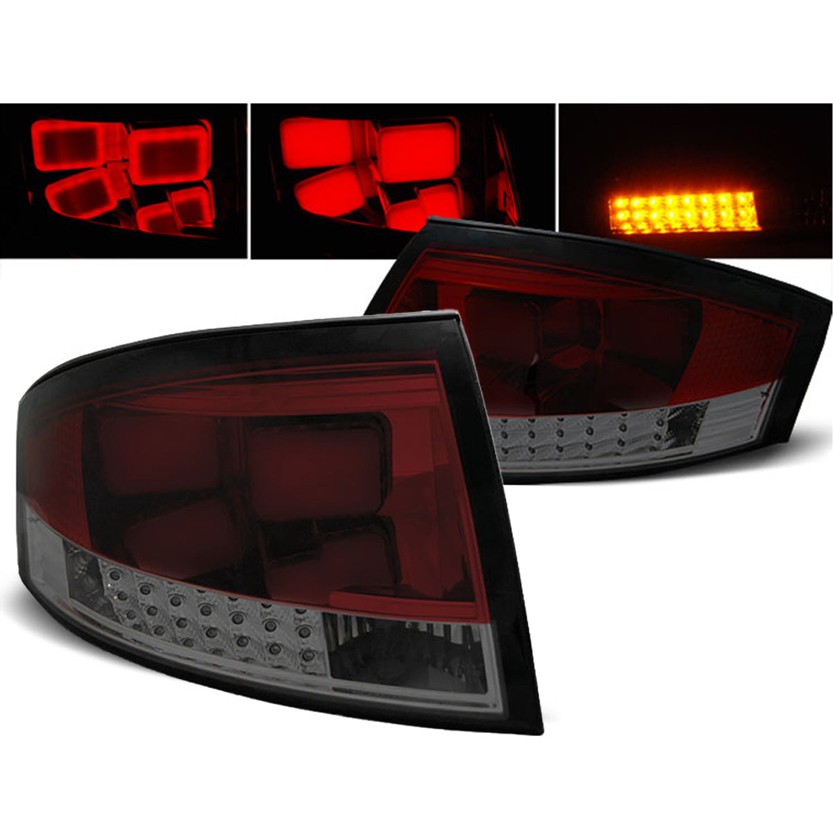 LED Rücklichter Rot Rauch passend für Audi TT 8N 99-06