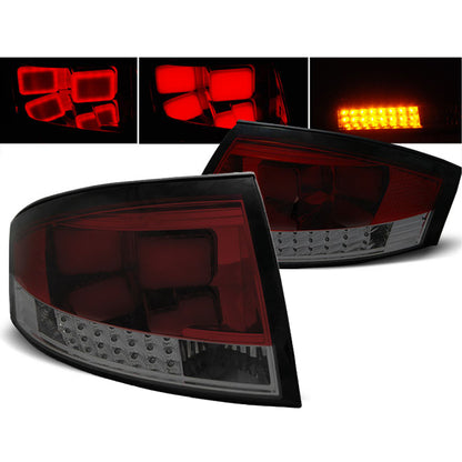 LED Rücklichter Rot Rauch passend für Audi TT 8N 99-06