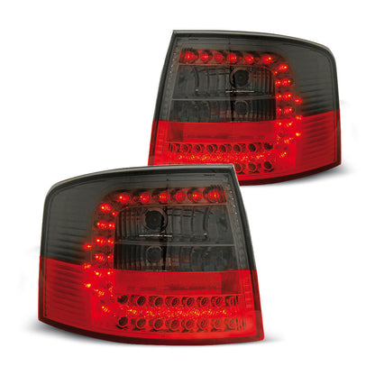 LED Rücklichter Rot Rauch passend für Audi A6 05.97-05.04 Avant