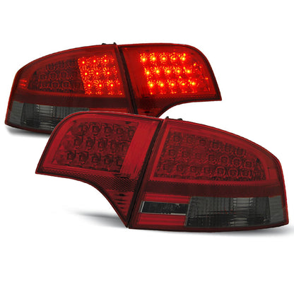 LED Rücklichter Rot Rauch passend für Audi A4 B7 11.04-11.07 Limousine