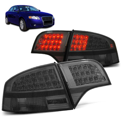 LED Rücklichter Rauch passend für Audi A4 B7 11.04-11.07 Limousine