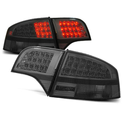 LED Rücklichter Rauch passend für Audi A4 B7 11.04-11.07 Limousine