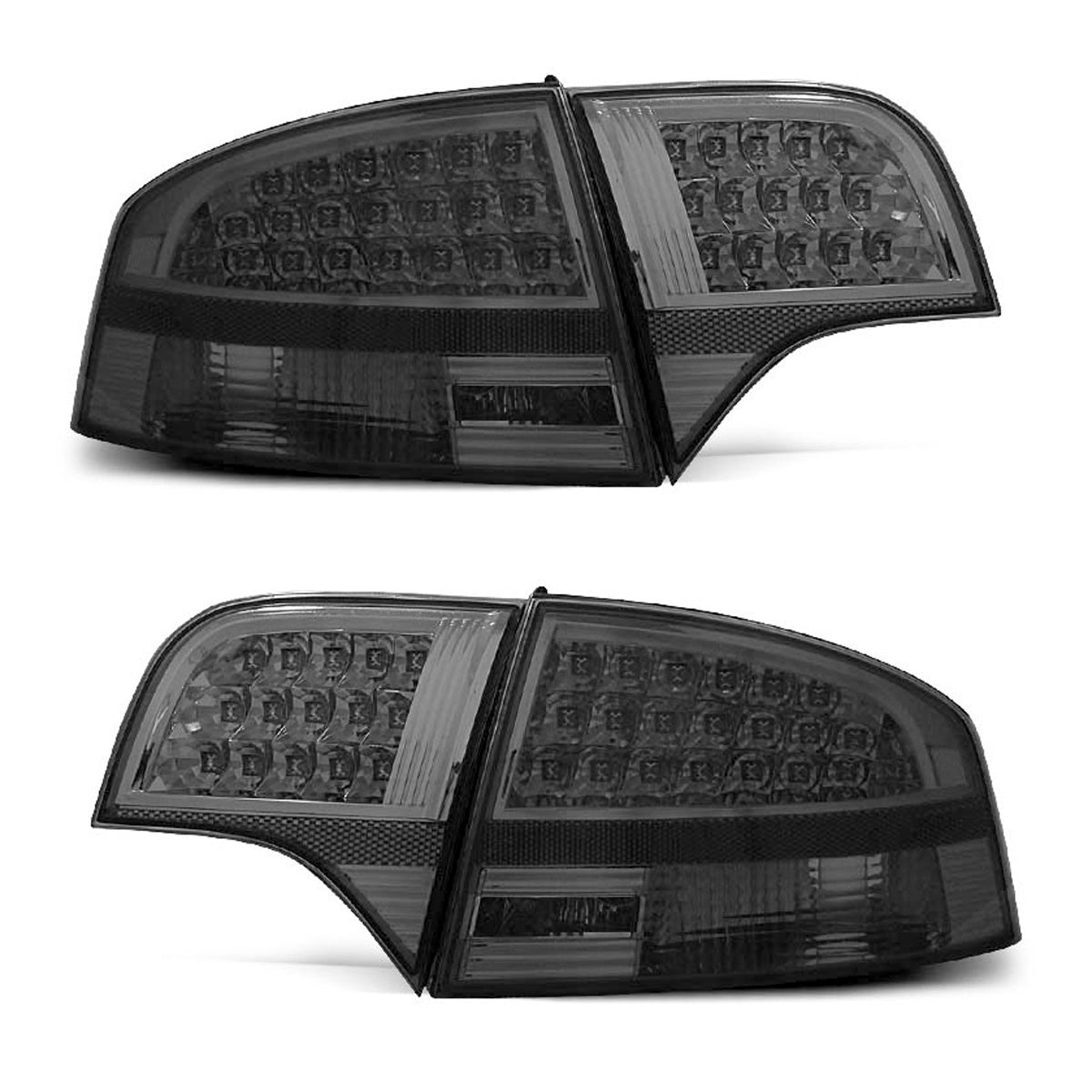 LED Rücklichter Rauch passend für Audi A4 B7 11.04-11.07 Limousine