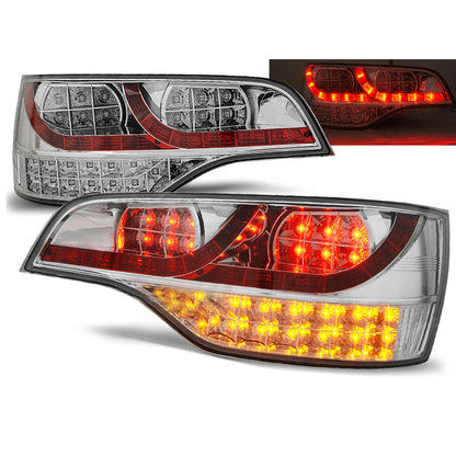 LED Rücklichter Chrom passend für Audi Q7 06-09