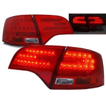 LED Rücklichter Rot Weiß passend für Audi A4 B7 11.04-03.08 Avant