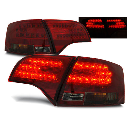 LED Rücklichter Rot Rauch passend für Audi A4 B7 11.04-03.08 Avant
